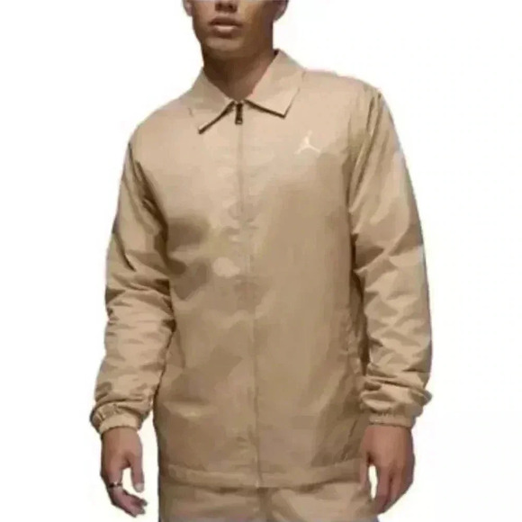 🔥NWT🔥Nike Jordan Flight MVP
Men's Jacket~Hemp/Sail Size Medium Repel Windbreaker - Picture 2 of 12